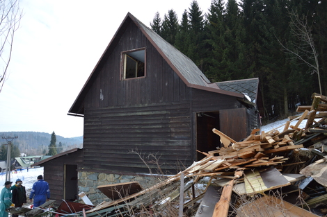 Umbau der Hütte | Umbau der Hütte